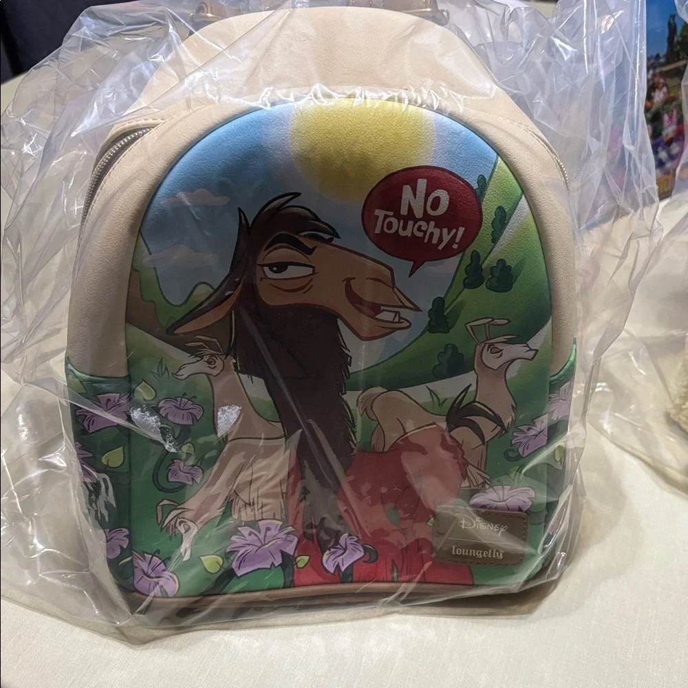 Loungefly Disney The Emperor's New Groove Kuzco No Touchy Mini Backpack - Picture 2 of 3